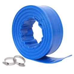 NAYSAYE Cleaning Tool Pool Backwash Hose 1.5 Inch 50FT Reinforced PVC Discharge Hose For Filter Pump, Blue, 11.8"*11.20"*3.30" -Cleaning Supply Store GUEST 012edec1 b31d 4caf aeff 5b569e4aa09d