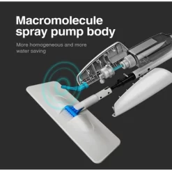 Racxily Washable Mat Spray Mop - Superfine Fiber Mop With 300ML Reusable Bottle, Suitable For Wood, Hardwood, Laminate, Ceramic Tile -Cleaning Supply Store GUEST 014aab2c 84b0 4fc8 b0a6 01d79fb89386 2