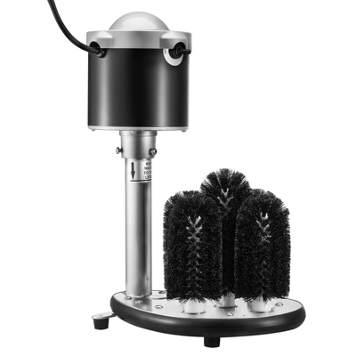 VEVOR Electric Commercial Glass Washer, 5-Brush Bar Glass Cleaner, 600 Cups/Hour Wine Glass Cleaning Machine, Bar Glass Washer, Black 10 VEVOR Electric Commercial Glass Washer, 5-Brush Bar Glass Cleaner, 600 Cups/Hour Wine Glass Cleaning Machine, Bar Glass Washer, Black - Image 8