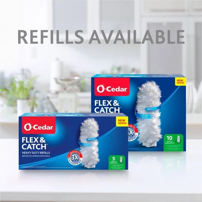 O-Cedar Flex & Catch Heavy Duty Duster Kit With Refills - 4ct 18 O-Cedar Flex & Catch Heavy Duty Duster Kit With Refills - 4ct - Image 16