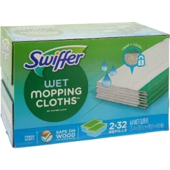 Swiffer Sweeper Wet Mopping Cloths Refills, Open Window Fresh - 32 Count (Pack Of 2) -Cleaning Supply Store GUEST 070404f0 2d87 4346 9d2a 50189a3d38c1