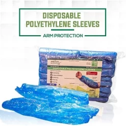 Bison Life Disposable Arm Sleeves 18" W/ Elastic Ends For Food Prep, Cooking, Cleaning, 100ct -Cleaning Supply Store GUEST 07672f29 b727 496d 87fa 24e6d72eaab3