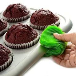 Norpro Silicone Dish Scrubbing Sponge / Vegetable Scrubber Brush -Cleaning Supply Store GUEST 07f4370f 1fe4 471d bcbe 4f9d08ac73d2