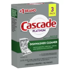 Cascade Platinum Dishwasher Cleaner - 3ct -Cleaning Supply Store GUEST 08158df6 73c8 4d13 b5e8 95a151a047ad