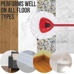 Bison Life Microfiber Spin Mop Head Replacement Refill For EasyWring 1 Tank System, 3 Pack -Cleaning Supply Store GUEST 0a3ea094 9c72 474a a2c1 fcaad245c440