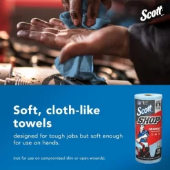 Scott Shop Original Blue Towels, Cloth-like Paper Towel (9.4"x11") 11 Scott Shop Original Blue Towels, Cloth-like Paper Towel (9.4"x11") -Cleaning Supply Store GUEST 0bc0057c 5f08 4d79 ab5a f2487cec368a