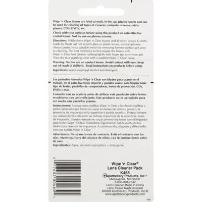 Flents Lens Cleaner Spray, 1 Ct – Streak-Free Cleaning Solution For Glasses, Lenses & Screens, Safe On Anti-Reflective Coatings 3 Flents Lens Cleaner Spray, 1 Ct – Streak-Free Cleaning Solution For Glasses, Lenses & Screens, Safe On Anti-Reflective Coatings