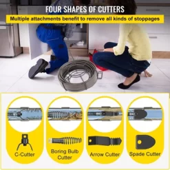 VEVOR Drain Cleaning Cable 75 Feet X 3/8 Inch Solid Core Cable Sewer Cable Drain Auger Cable Cleaner Snake Clog Pipe Drain Cleaning Cable, Gray 14 VEVOR Drain Cleaning Cable 75 Feet X 3/8 Inch Solid Core Cable Sewer Cable Drain Auger Cable Cleaner Snake Clog Pipe Drain Cleaning Cable, Gray -Cleaning Supply Store GUEST 0df7bcbc 2a36 4b5c 83cf ae2230692790