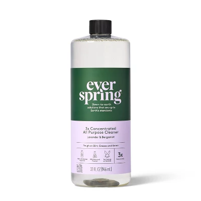 Lavender & Bergamot Ultra-Concentrated All Purpose Cleaner - 32 Fl Oz - Everspring™ 6 Lavender & Bergamot Ultra-Concentrated All Purpose Cleaner - 32 Fl Oz - Everspring™ - Image 4