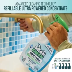 Mean Green Refillable Ultra Powered Concentrate Glass Cleaner - 28.6 Fl Oz -Cleaning Supply Store GUEST 0e843d72 b602 424f 8028 a5a7546b58e8