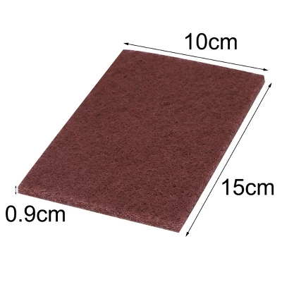 Unique Bargains Non-Scratch Synthetic Material Durable Easy Cleaning Scouring Sponge 6" X 4" Brown 20 Pcs 3 Unique Bargains Non-Scratch Synthetic Material Durable Easy Cleaning Scouring Sponge 6" X 4" Brown 20 Pcs