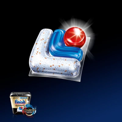 Finish Ultimate Dishwasher Detergent Tabs With CycleSync Technology 4 Finish Ultimate Dishwasher Detergent Tabs With CycleSync Technology - Image 2