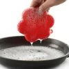 Norpro Silicone Dish Scrubbing Sponge / Vegetable Scrubber Brush - Red Flower Shaped -Cleaning Supply Store GUEST 138f8b5d 8ce0 44f0 95e7 1fc42a919a53