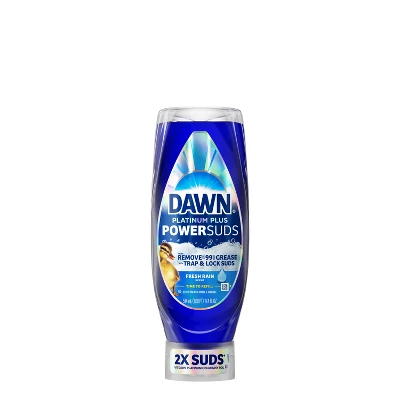 Dawn Platinum Plus PowerSuds Ez Squeeze Dish Soap - Fresh Rain - 17.4 Fl Oz 3 Dawn Platinum Plus PowerSuds Ez Squeeze Dish Soap - Fresh Rain - 17.4 Fl Oz