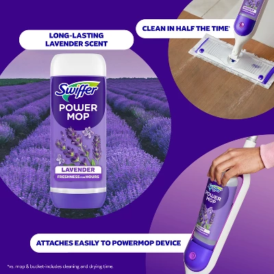 Swiffer Lavender PowerMop Solution - 3ct 4 Swiffer Lavender PowerMop Solution - 3ct - Image 2