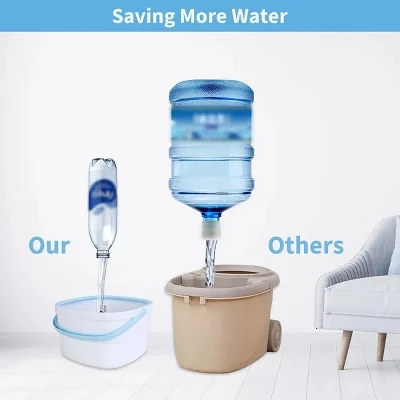 Racxily Spin Mop And Bucket With Wringer Set Flat Floor Mop With Clean And Dirty Water Separate System 2 Replaceable Reusable Washable 12 Racxily Spin Mop And Bucket With Wringer Set Flat Floor Mop With Clean And Dirty Water Separate System 2 Replaceable Reusable Washable - Image 10