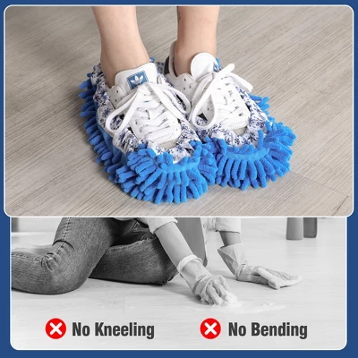 JANSNO 3-Pack Microfiber Mop Slipper For Floor Cleaning 7 JANSNO 3-Pack Microfiber Mop Slipper For Floor Cleaning - Image 5