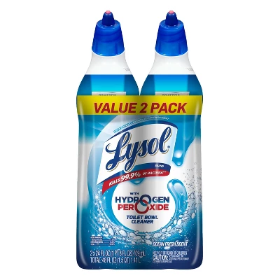Lysol Toilet Bowl Cleaner - Power & Free Twin Pack - 24oz/2pk 8 Lysol Toilet Bowl Cleaner - Power & Free Twin Pack - 24oz/2pk - Image 6