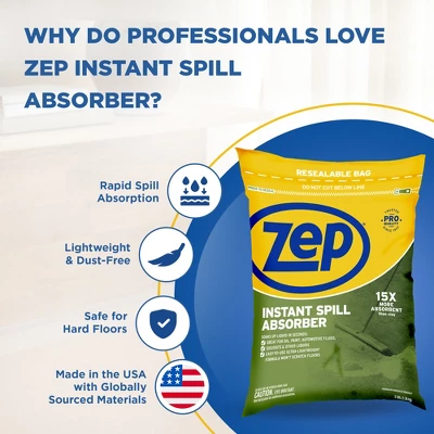 Zep Instant Spill Absorber – 15x More Absorbent Than Clay – 3 Lbs 4 Zep Instant Spill Absorber – 15x More Absorbent Than Clay – 3 Lbs - Image 2