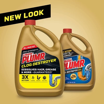 Liquid-Plumr Pro-Strength Full Clog Destroyer Plus PipeGuard - 80 Fl Oz 3 Liquid-Plumr Pro-Strength Full Clog Destroyer Plus PipeGuard - 80 Fl Oz - Image 2