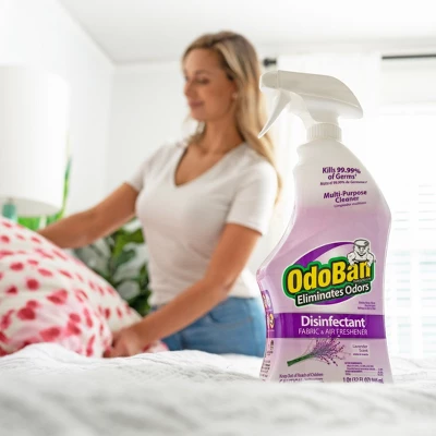 OdoBan Ready-to-Use Disinfectant And Odor Eliminator, 32 Ounce Spray Bottle, Lavender Scent 5 OdoBan Ready-to-Use Disinfectant And Odor Eliminator, 32 Ounce Spray Bottle, Lavender Scent - Image 3