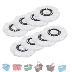 Gigas Smart Round Mop Head Microfiber Refills, 8 Pack -Cleaning Supply Store GUEST 1ed60287 867b 49fa 9e28 fe7b8fdb1de6