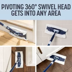 Casabella Click Clean And Organize 2-in-1 Flat Mop Head With 3 Cloths And Hook -Cleaning Supply Store GUEST 20b41bfe 24c8 4dd2 849d 7dcc3d6f82bb