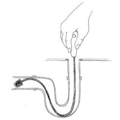 Brushtech 22" Super Flexible Drain Brush - Long Pipe Cleaning Brush For Tough Clogs, Hair, & Debris - Non-Kinking Spring For Kitchen - Made In USA -Cleaning Supply Store GUEST 20bb5379 5243 417b bf07 7186a97ed129