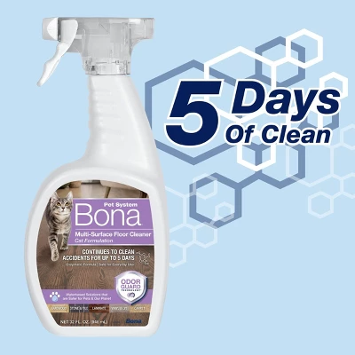 Bona Pet Enzymatic Multi-Surface Floor Cleaner And Cat Stain & Odor Remover - 22 Fl Oz 6 Bona Pet Enzymatic Multi-Surface Floor Cleaner And Cat Stain & Odor Remover - 22 Fl Oz - Image 4
