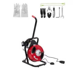 Acekool Electric Drain Cleaner Auger With Auto Feed, Pneumatic Foot Switch, 4 Interchangeable Cutters For 1" To 4" Pipes 14 Acekool Electric Drain Cleaner Auger With Auto Feed, Pneumatic Foot Switch, 4 Interchangeable Cutters For 1" To 4" Pipes -Cleaning Supply Store GUEST 2186d681 36fc 4c09 ba92 ece6c36fb697