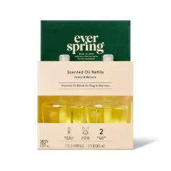 Scented Oil Refill Air Freshener - Cedar & Balsam - 1.3 Fl Oz/2pk - Everspring™ -Cleaning Supply Store GUEST 227e3dc8 b1c6 49b2 8556 b3ce1cafcfd7