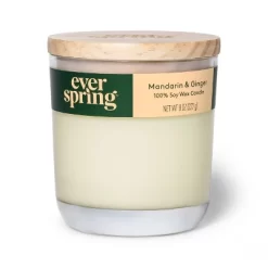 Mandarin & Ginger 100% Soy Wax Candle - Everspring™ -Cleaning Supply Store GUEST 229109ca ed51 41e3 a558 81bdda3fa8a2