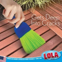 Lola Products Whisk Broom, Hand Brush, Durable Bristles, Whisks Away Dirt & Debris, Compact, Hang Hole For Easy Storage, Indoor/Outdoor, 1 Pack -Cleaning Supply Store GUEST 23f2e0a1 375d 46c3 9bf3 2a247586334e