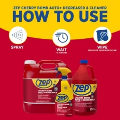 ZEP Zep Cherry Bomb Auto+ Degreaser & Cleaner - For Auto, Marine, RV, & Home - 32 Oz. - 32 15 ZEP Zep Cherry Bomb Auto+ Degreaser & Cleaner - For Auto, Marine, RV, & Home - 32 Oz. - 32 -Cleaning Supply Store GUEST 26577fa2 0520 497c b458 c4cc882bd798