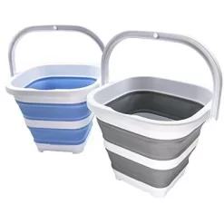 SAMMART 5L (1.3 Gallon) Collapsible Rectangular Handy Basket/Bucket -Cleaning Supply Store GUEST 26b3bc31 334d 4214 8ed9 dd5824ffa12c