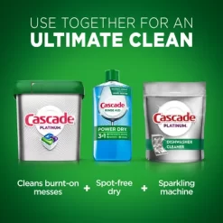 Cascade Platinum Dishwasher Rinse Aid - 30 Fl Oz -Cleaning Supply Store GUEST 28649a59 31bd 4485 a16b c1947ea9db8a
