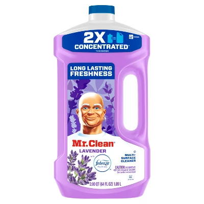 Mr. Clean Dilute Lavender Multi-Surface Cleaner - 64 Fl Oz 9 Mr. Clean Dilute Lavender Multi-Surface Cleaner - 64 Fl Oz - Image 7