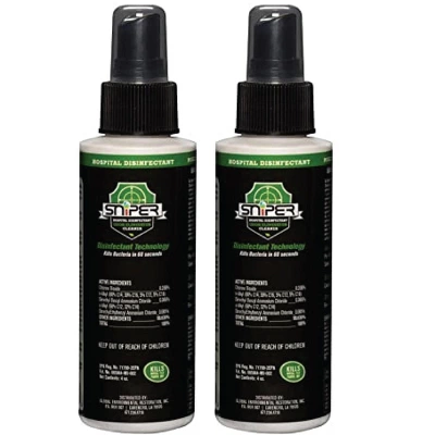 SNiPER Hospital Disinfectant, Odor Eliminator & All-Purpose Cleaner, 4 Fluid Ounce Spray 6 SNiPER Hospital Disinfectant, Odor Eliminator & All-Purpose Cleaner, 4 Fluid Ounce Spray - Image 4