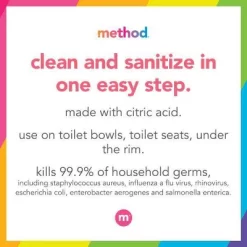 Method Spearmint Cleaning Products Antibacterial Toilet Bowl Cleaner - 24 Fl Oz -Cleaning Supply Store GUEST 319ce885 7ea3 469b 98b2 6190ab560cbd