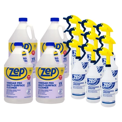 ZEP Zep Vinegar Pro Multi-Surface Cleaner 1 Gal (Case Of 4) And Zep Professional Sprayer Bottle (Case Of 9) Bundle - Bundle 12 ZEP Zep Vinegar Pro Multi-Surface Cleaner 1 Gal (Case Of 4) And Zep Professional Sprayer Bottle (Case Of 9) Bundle - Bundle - Image 10