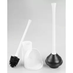 IDESIGN UNA Slim Bowl Brush And Plunger White -Cleaning Supply Store GUEST 35c99b00 fe7c 4eab 8b68 51bdccce3916
