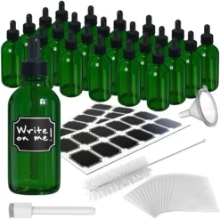 Nevlers 4 Oz Leakproof Green Glass Dropper Bottles (Pack Of 24) -Cleaning Supply Store GUEST 365075dc 32ef 47a9 bca6 28f5f0aa5bf6