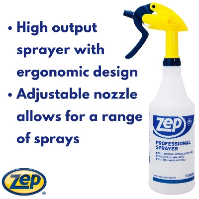 ZEP Zep Heavy-Duty Citrus Degreaser 1 Gal (Case Of 4) And Cleaner Concentrate And Zep Professional Sprayer Bottle (Case Of 12) Bundle - Bundle 9 ZEP Zep Heavy-Duty Citrus Degreaser 1 Gal (Case Of 4) And Cleaner Concentrate And Zep Professional Sprayer Bottle (Case Of 12) Bundle - Bundle - Image 7