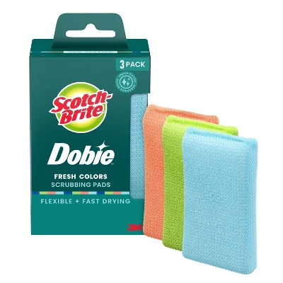 Scotch-Brite Dobie Cleaning Pads - Colors - 3ct 13 Scotch-Brite Dobie Cleaning Pads - Colors - 3ct - Image 11