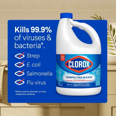 Clorox Disinfecting Bleach - Regular - 121 Fl Oz 7 Clorox Disinfecting Bleach - Regular - 121 Fl Oz - Image 5