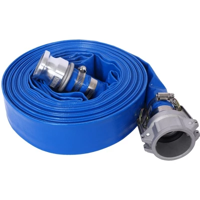 NAYSAYE Cleaning Tool Pool Backwash Hose Reinforced PVC Water Discharge Hose For Outdoor Cleaning , Blue, 13.2"*10.90"*4.20" 6 NAYSAYE Cleaning Tool Pool Backwash Hose Reinforced PVC Water Discharge Hose For Outdoor Cleaning , Blue, 13.2"*10.90"*4.20" - Image 4