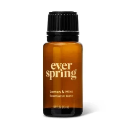 Lemon & Mint Essential Oil Blend - 0.5 Fl Oz - Everspring™