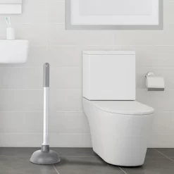 REGALWOVEN Modern Bathroom Cleaning Accessories Household Essentials Toilet Bowl Plunger With Holder -Cleaning Supply Store GUEST 4092e815 0b47 401a 9941 937101f66fe8