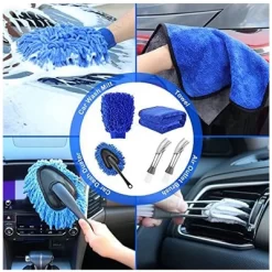 Aoibox 26Pcs Car Detailing Brush Set, Professional Car Cleaning Kit For Interior & Exterior,Includes Detailing Brushes, Wheel Brush, Tire Brush & More