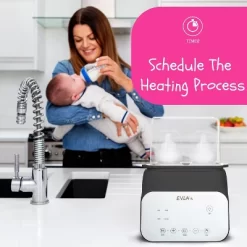 EVLA's Double Baby Bottle Warmer, Defrost & Warm Milk, Sanitize Baby Bottles, Dark Gray -Cleaning Supply Store GUEST 40da02af 80ad 44b1 8823 ed85069564d8